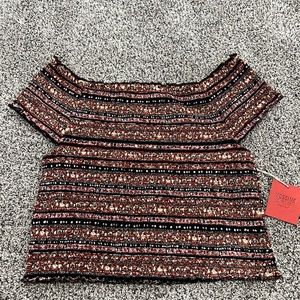 NWT Off the shoulder Crop Top